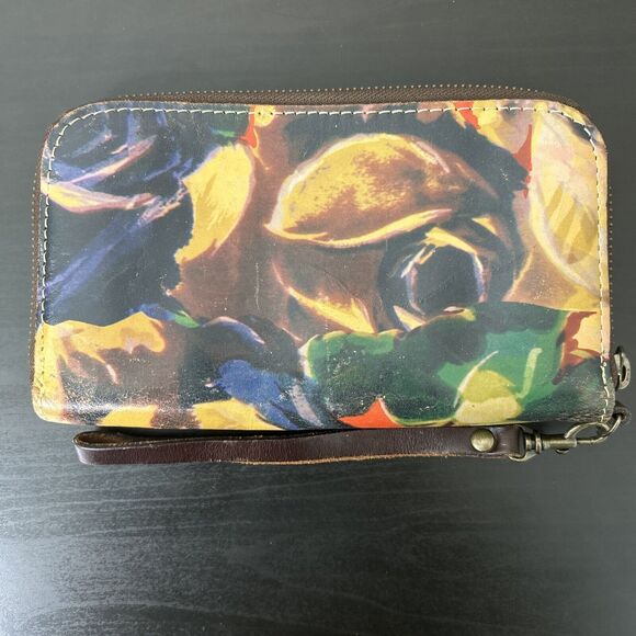 PATRICIA NASH Heritage Floral Zip Around Wallet Organizer Wristlet - Picture 2 of 8
